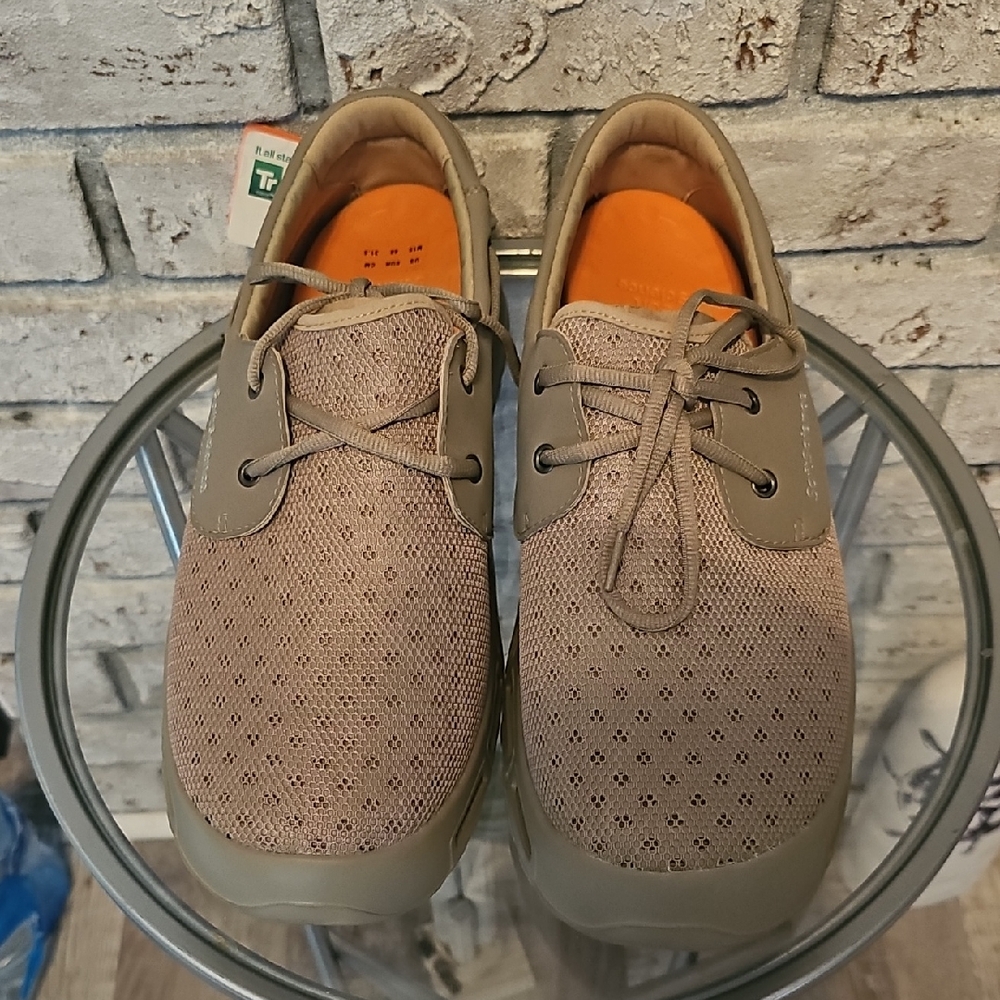 SoftScience Fin 2.0 Boat Shoes Men’s 15 Khaki NWT